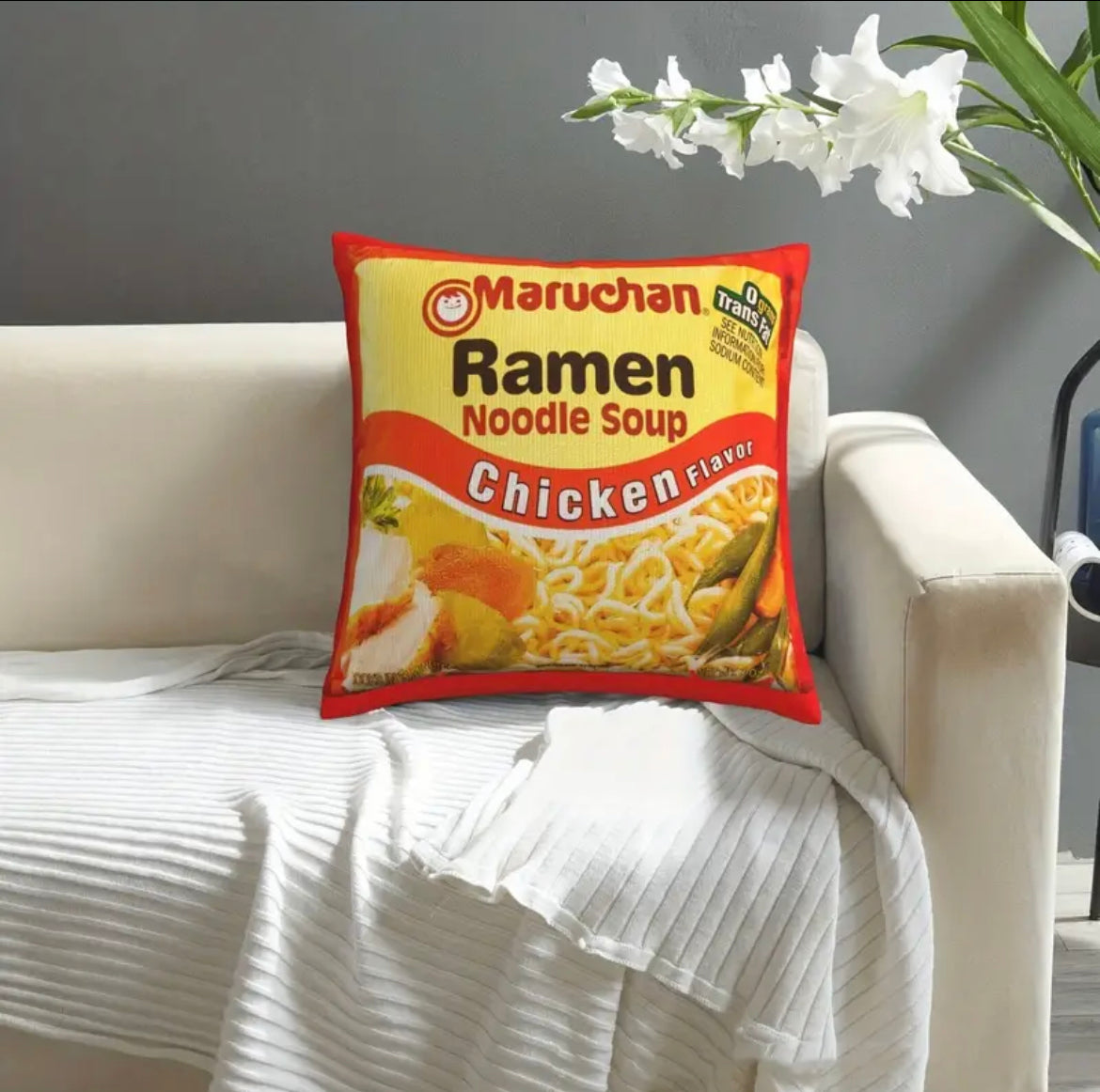 Ramen Noodle Pillow